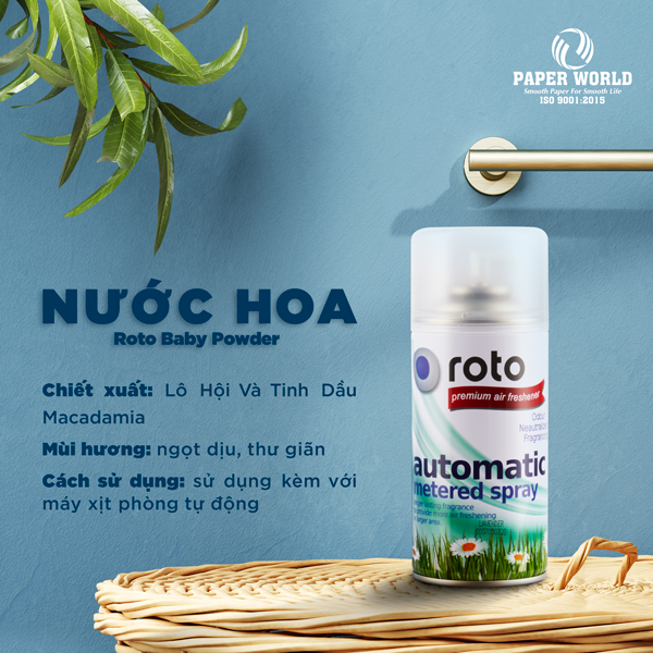 Nước hoa xịt phòng Roto 300ml các loại (RT300) .danangpaper.com
