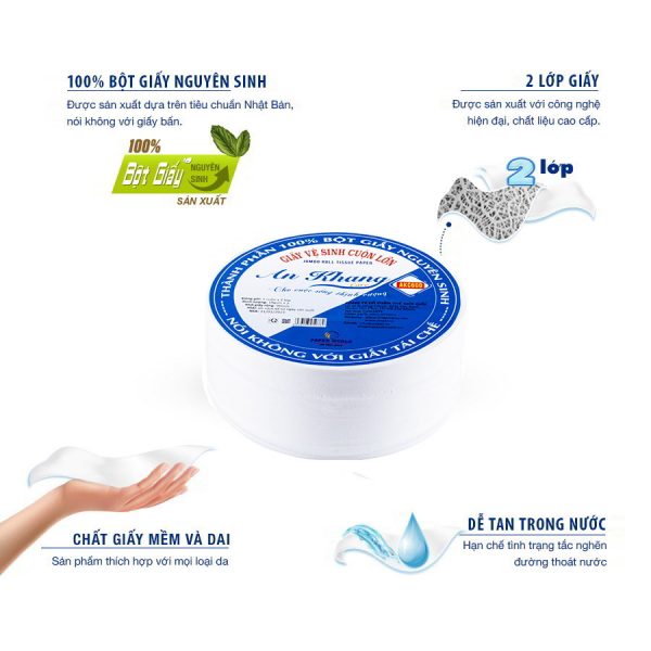 Đặc điểm giấy cuộn lớn AKC600