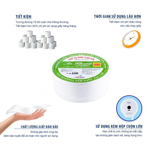 Lợi ích khi sử dụng giấy cuộn lớn AKS700