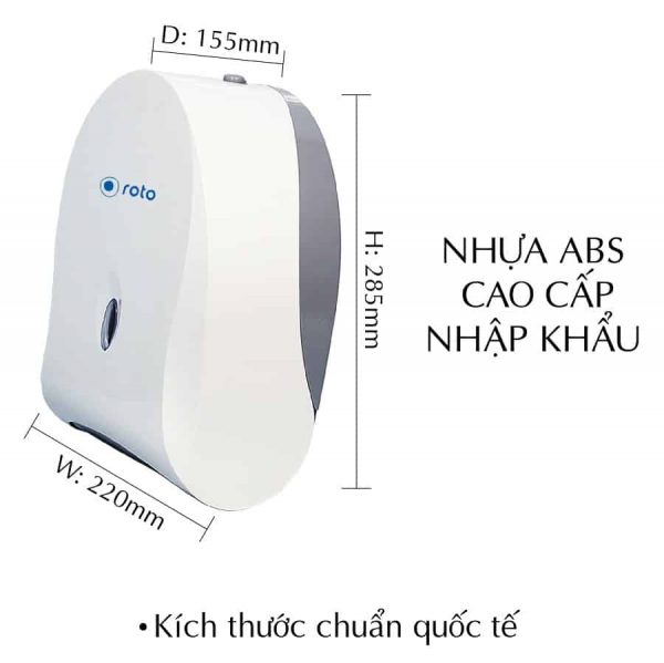 Kích thước hộp đựng giấy cuộn lớn rt802M-danangpaper.com