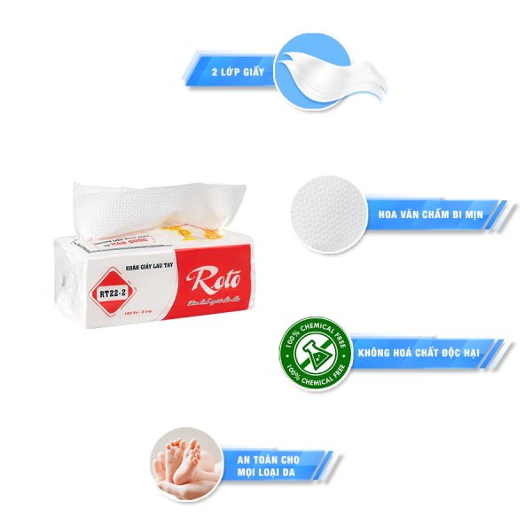 Đặc điểm Khăn giấy đa năng Roto 22-2