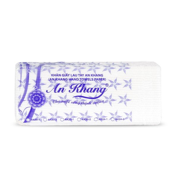 Khăn giấy lau tay an khang 22-1 chất lượng