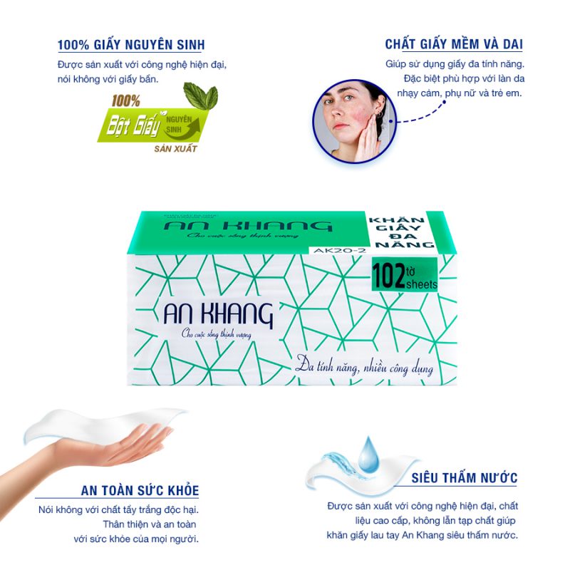 Đặc điểm của khăn giấy lau tay ak20-2-danangpaper.com