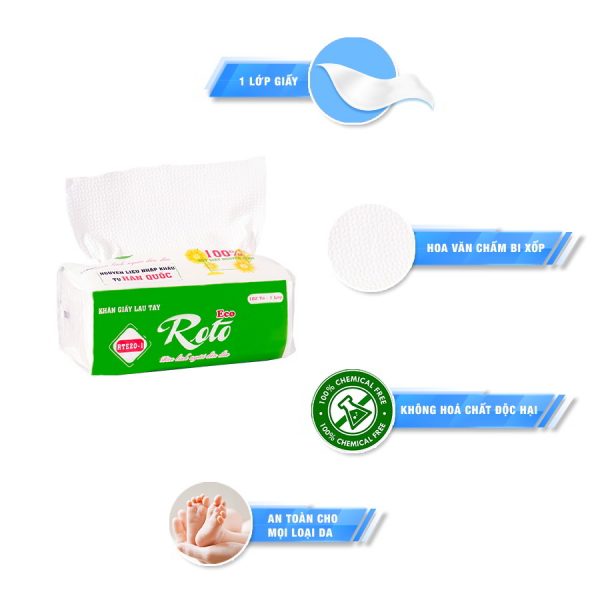 Đặc điểm Khăn giấy đa năng Roto Eco 20-1
