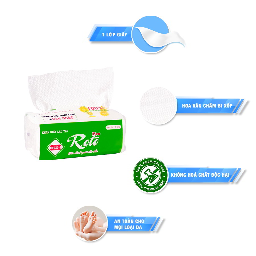 Đặc điểm Khăn giấy đa năng Roto Eco 20-1