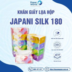 Khăn giấy lụa hộp Japani Silk 180