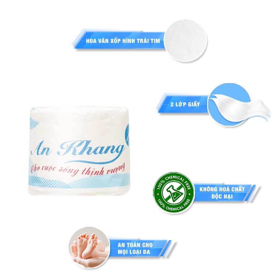 Đặc điểm Giấy vệ sinh cuộn nhỏ AK01