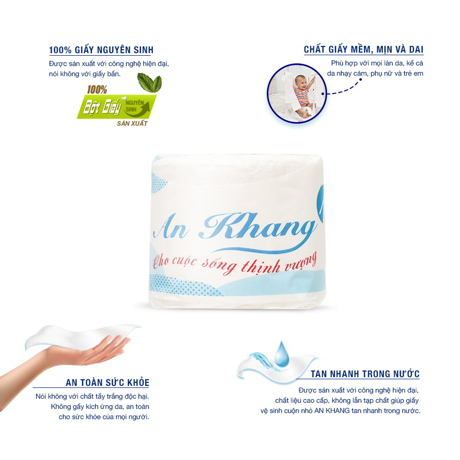 Lợi ích khi sử dụng Giấy vệ sinh cuộn nhỏ AK01