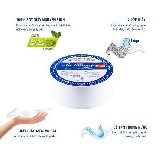 Đặc điểm giấy cuộn lớn AKC700