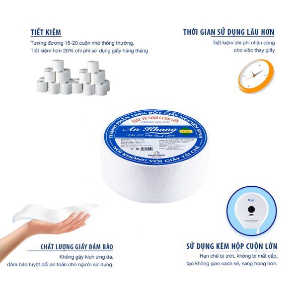 Lợi ích khi sử dụng giấy cuộn lớn AKC500