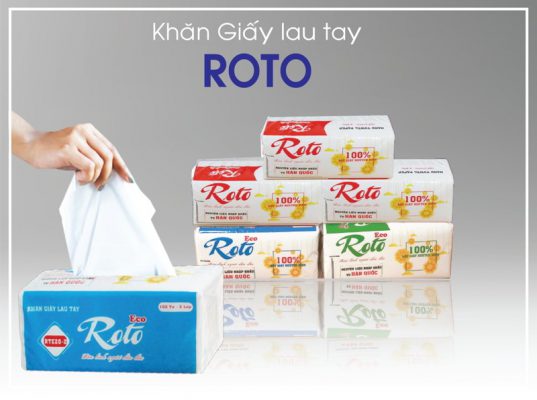 Khăn giấy lau tay roto đa tính năng nhiều công dụng của Thế Giới Giấy
