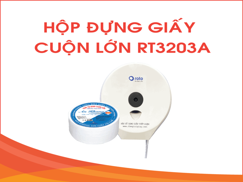 Hộp Đựng Giấy Cuộn Lớn Roto3203a - Bảo Hành Vĩnh Viễn