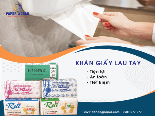 Khăn Giấy Lau Tay An Khang Đa Năng Tiện Lợi Sử Dụng Rộng Rãi Trong Các Cơ Quan Tổ Chức