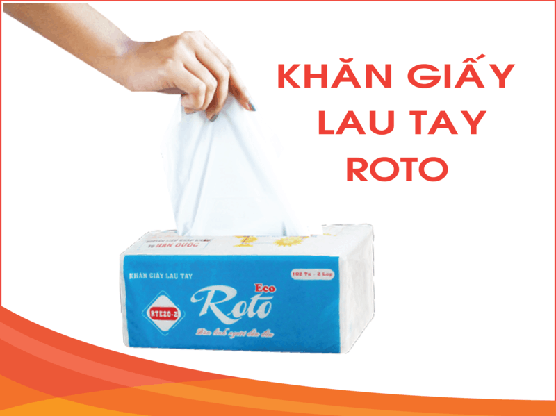 Khăn Giấy Lau Tay Roto 2 Lớp - Đẳng Cấp Từ Sự Tinh Tế