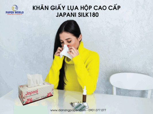 Khăn giấy lụa hộp Japani silk108.