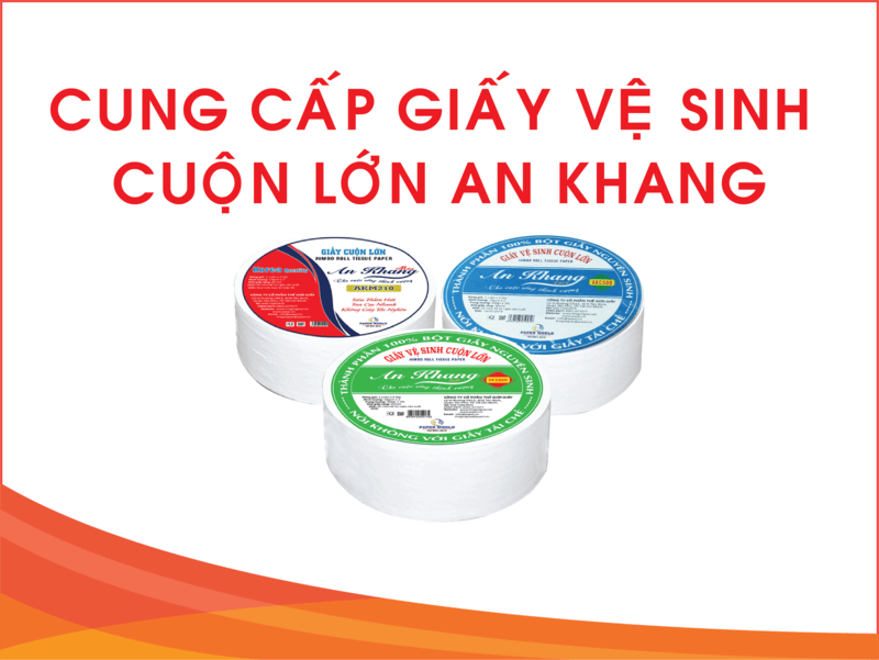 Thế Giới Giấy Cung Cấp Giấy Vệ Sinh Cuộn Lớn An Khang Chất Lượng