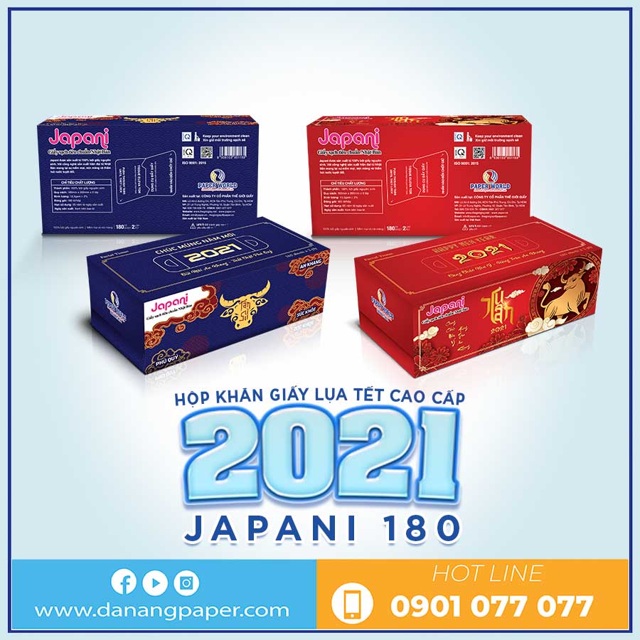 Hộp khăn giấy tết 2021 Hộp khăn giấy tết
