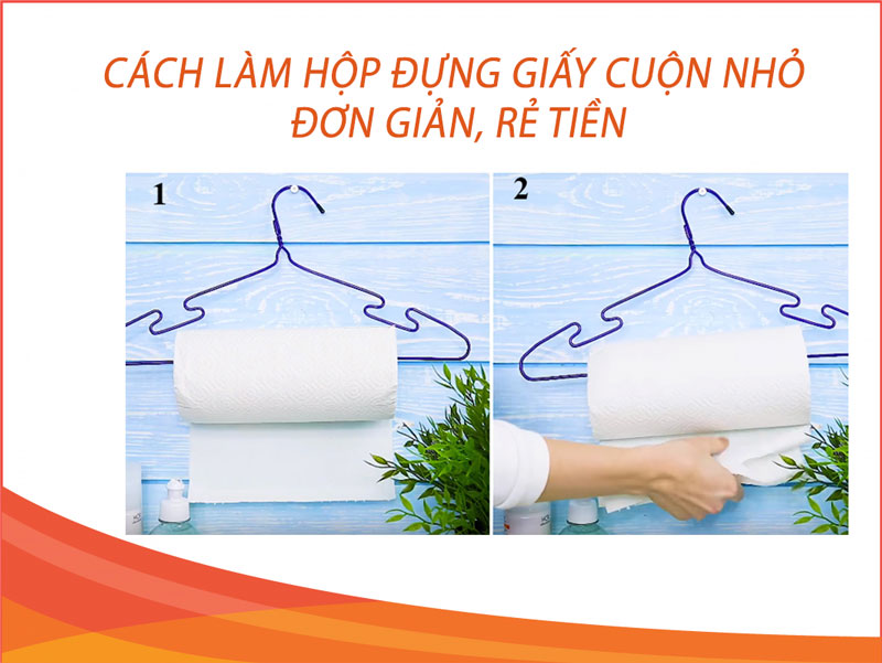 Cách làm hộp đựng giấy cuộn nhỏ