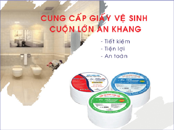 Cuộn giấy vệ sinh lớn của Thế Giới Giấy