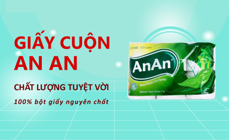 Giấy cuộn An An của công ty nào