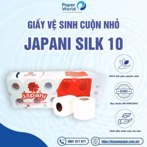 Giấy vệ sinh cuộn nhỏ Japani Silk 10