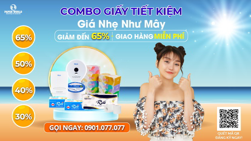 Combo trợ giá mua giấy siêu tiết kiệm mùa dịch
