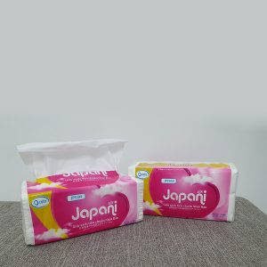 Hình ảnh khăn giấy lụa hộp JPS504 thực tế