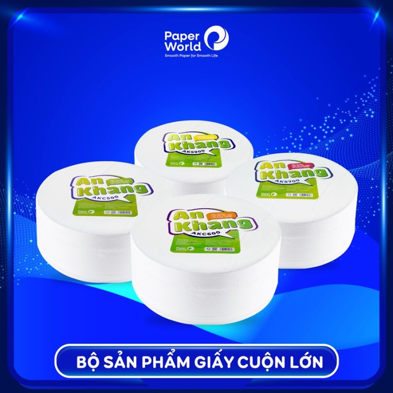 Giấy vệ sinh cuộn lớn tại Thế Giới Giấy