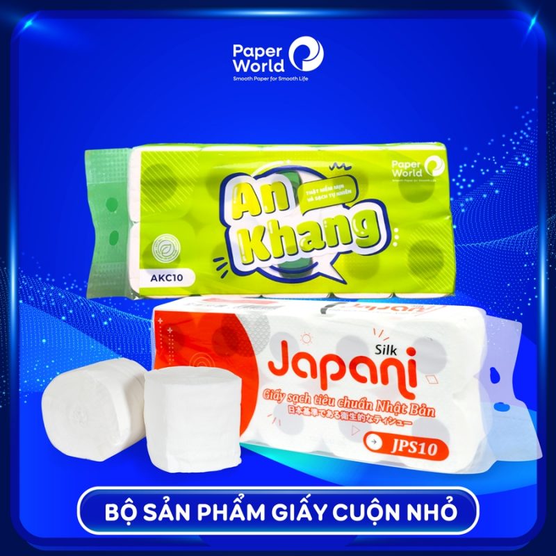 Giấy vệ sinh cuộn nhỏ tại Thế Giới Giấy