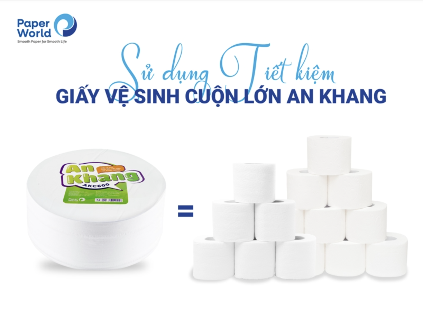 Giấy Vệ Sinh Cuộn Lớn