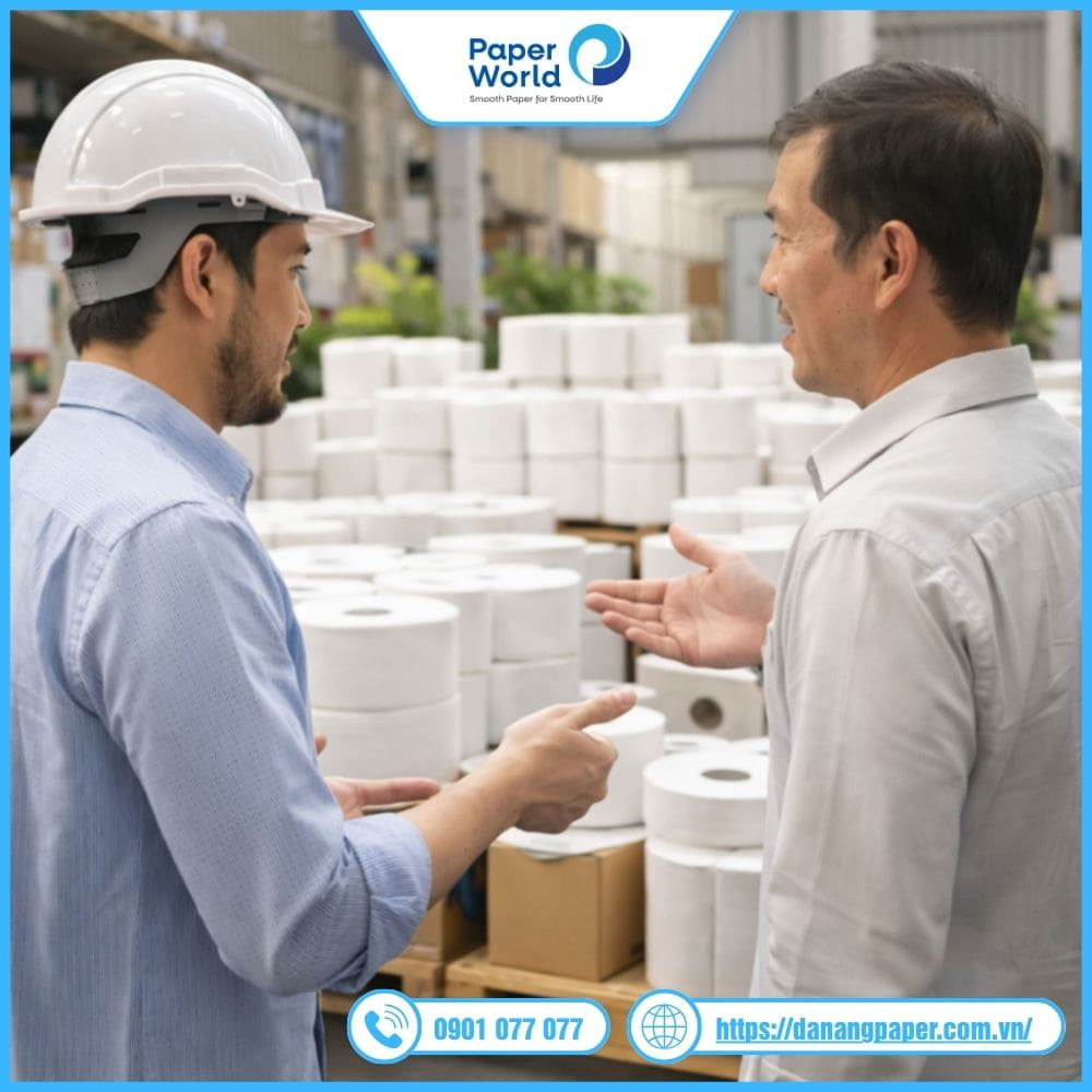 Tư vấn nhu cầu sử dụng giấy vệ sinh cuộn lớn