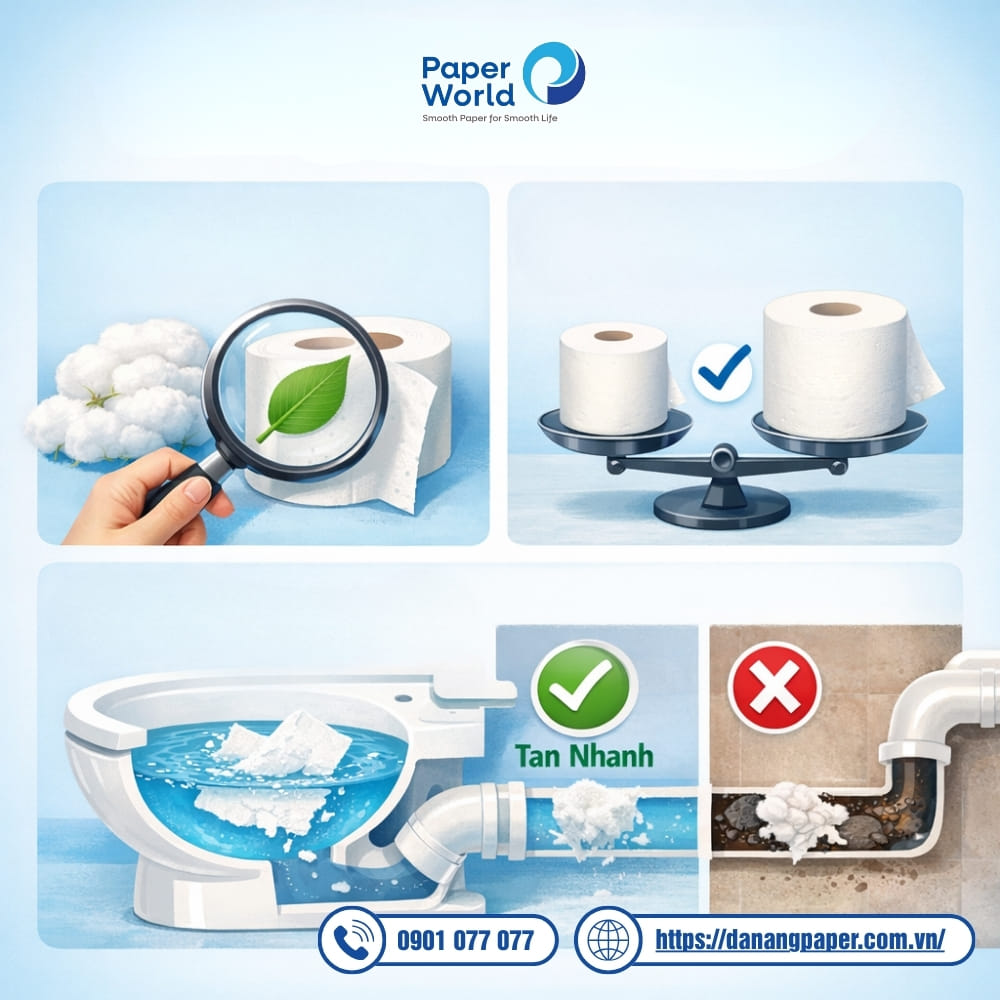 Cách chọn giấy vệ sinh đúng chuẩn