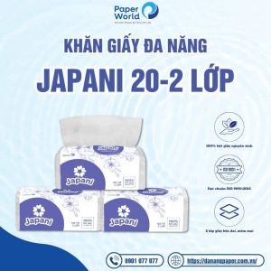 Khăn giấy đa năng Japani 20-2 lớp