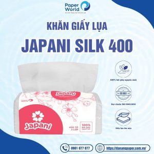 Khăn giấy lụa Japani Silk 400