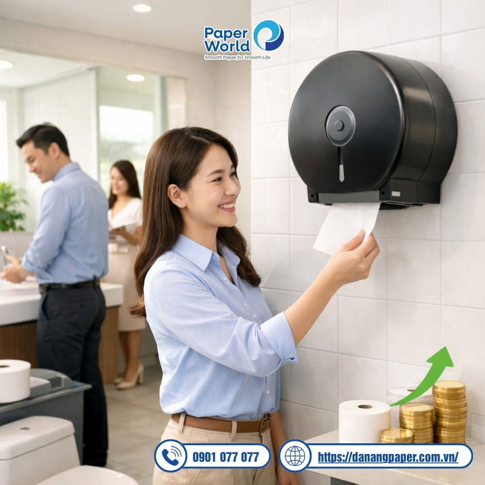 Nâng cao trải nghiệm người dùng nhờ giấy cuộn lớn