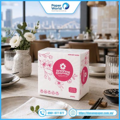 Khăn giấy ăn napkin Japani Silk 102