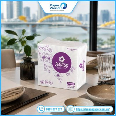 Khăn giấy ăn napkin Japani Silk 109