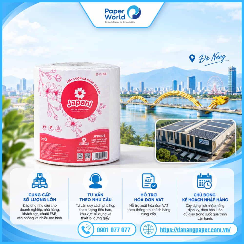 Chính sách mua sỉ giấy cuộn đa năng tại TGG Đà Nẵng