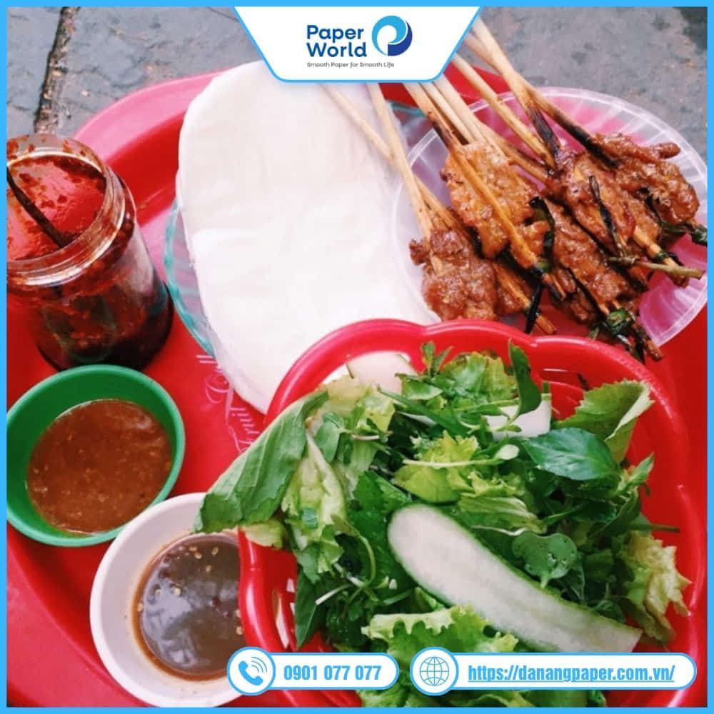 Thịt nướng bánh ướt Hội An