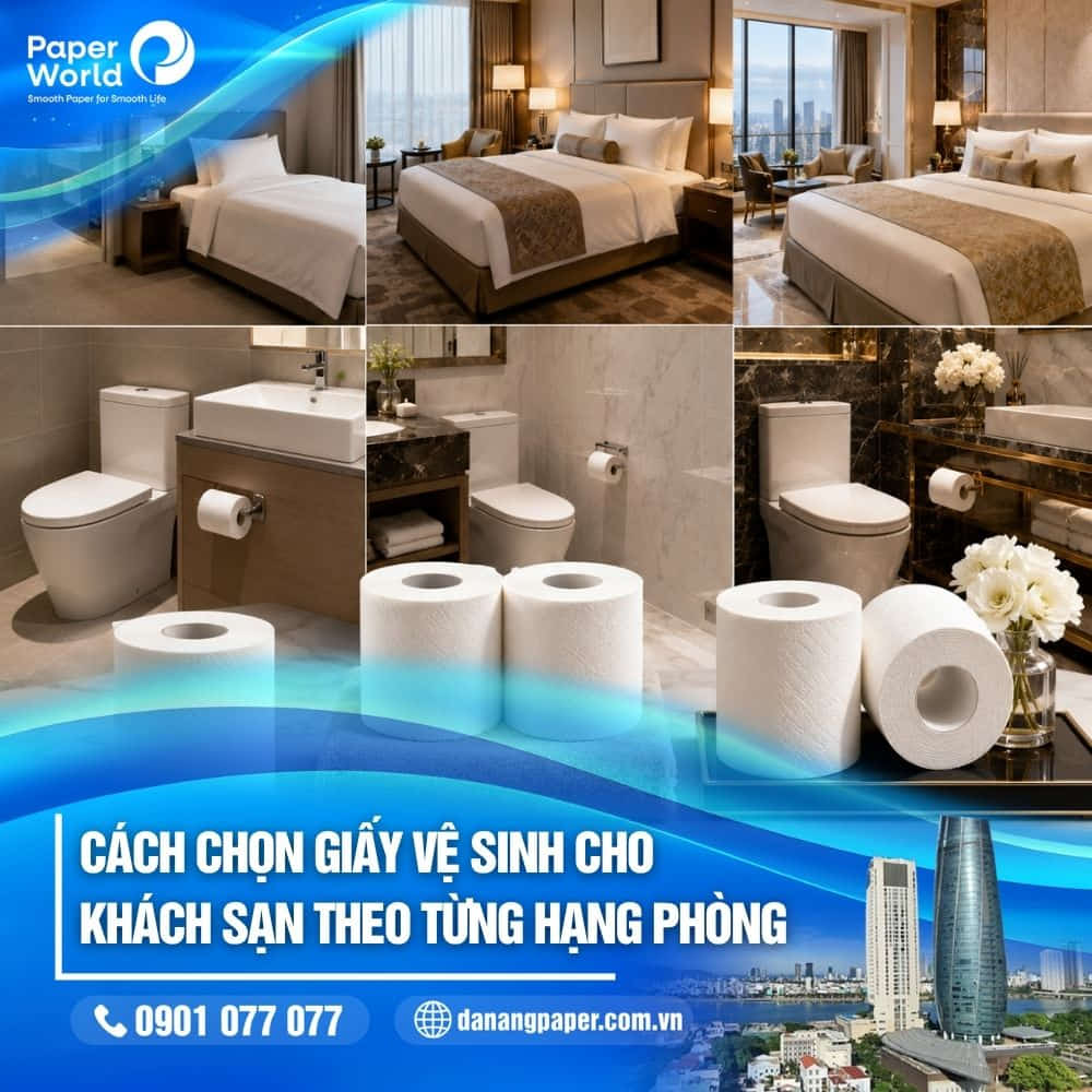 Cách chọn giấy vệ sinh cho khách sạn theo hạng phòng