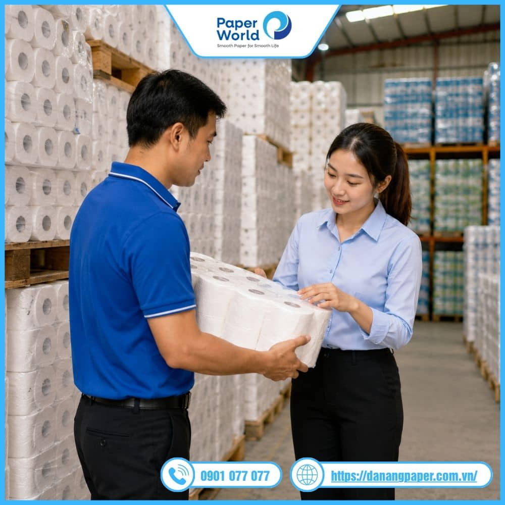 Mua giấy vệ sinh cho khách sạn tại đại lý phân phối ở Đà Nẵng